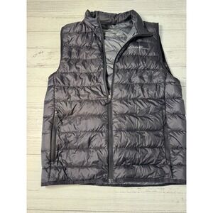 Eddie Bauer Vest Mens Small Black Puffer Jacket Down Quilted Vest 650 Outdoor